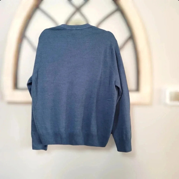 Dockers Blue Vintage inspired Crewneck Sweater Size Large - Picture 2 of 5